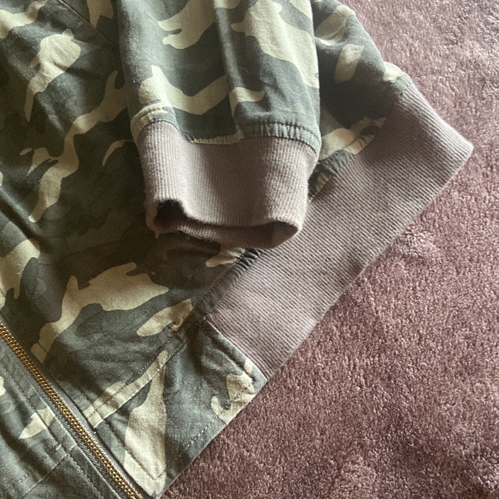 WOMENS CAMO ZIP UP JACKET - Picture 6 of 8